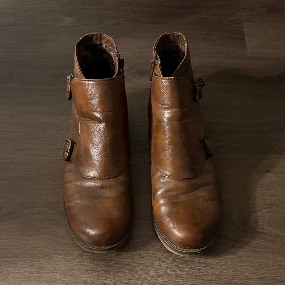 Women’s Nautralizer Brown Leather Ankle Boots